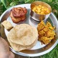 bina gupta 's cooksnap of when they made লুচি আর কুমড়ো আলুর তরকারি (luchi are kumro aloor tarkari recipe in bengali).