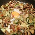El cooksnap de doclauris cuando hizo Nido de calabacín y champiñones.