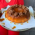 El cooksnap de Delicias Oink cuando hizo Budín de pan con Rosca de Pascua.