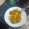 El cooksnap de Jacomar Ramos cuando hizo Carne compuesta estilo canario.