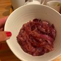 El cooksnap de Ariadna cuando hizo Como hacer cebolla caramelizada.
