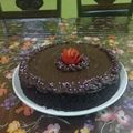 El cooksnap de Gabriela Gamarra cuando hizo Pastel de Chocolate Vegano.