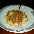 El cooksnap de Arianna Grissom cuando hizo Lentejas con verduras al pimentón.
