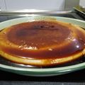 El cooksnap de Silvia cuando hizo Flan de queso mascarpone, en la Monsieur Cuisine.