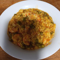 El cooksnap de Julián cuando hizo Arroz meloso con gambas y calamares.