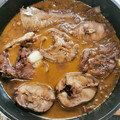 El cooksnap de Fernando cuando hizo Cazuela de bacalao fresco con cebolla, tomate y vino tinto.