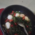 Cooksnap dari Intann Peermata Sariy untuk resep Ca Kangkung Telur Puyuh Pedas