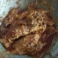Cooksnap Fatin Fauzi semasa beliau membuat Rendang ayam.