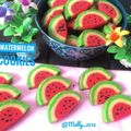 Cooksnap dari Melly_NoGoeslaw untuk resep Watermelon Cookies (kuker Semangka), 3 bahan, no mixer #Pr_kueKering