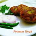 Poonam Singh का कुकस्नैप जब उन्होंने कच्चे केले के क़बाब बनाया था।