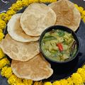 Rupa Pal's cooksnap of when they made লুচি ও সাদা আলুর তরকারি(luchi o sada aloor tarkari recipe in Bengali).