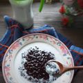 Cooksnap Ika Farhanifa semasa beliau membuat Bubur Pulut Hitam.