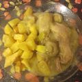 El cooksnap de Mariano Riquel cuando hizo Pollo con crema de champiñones y papas.