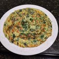 El cooksnap de Guillermo Rodriguez Carrasco cuando hizo Tortilla de espinacas, cebolla y queso.