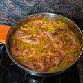 El cooksnap de Eva cuando hizo Fideuà de gamba roja.