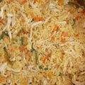 El cooksnap de Sophia Tufinho cuando hizo Arroz con pollo.