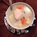 El cooksnap de Angelica Landeros cuando hizo Caldo de pollo con verdura y arroz.
