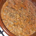 El cooksnap de Conchi Fernández Morillo cuando hizo Champiñones al ajillo.