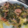 El cooksnap de Andrea cuando hizo POLENTA CON QUESO CREMA PANCETA Y VERDEOS 🤩👏😋🤗.