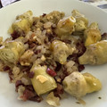 El cooksnap de Francisco de Asís Jiménez Sicardo cuando hizo Alcachofas congeladas con jamón.