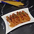 Cooksnap dari Ruth Destianty untuk resep Sosis Gurita Saus Spaghetti