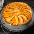 El cooksnap de Carol Parra cuando hizo Tarta de manzana.