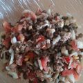 El cooksnap de Merche Sanchez Zurita cuando hizo Ensalada de lentejas.