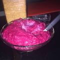 El cooksnap de Aldana Benitez cuando hizo Mayonesa o humus de Zanahoria/Remolacha.