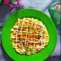 Cooksnap dari Endah Triana untuk resep Pizza Sayuran ala Okonomiyaki