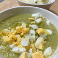 El cooksnap de Irene-Guirao cuando hizo Crema de coliflor y brócoli.