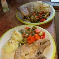 El cooksnap de José Miguel Burgos Monje cuando hizo Chuletas con salteado de verduras.