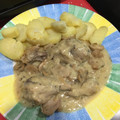 El cooksnap de Tatiana cuando hizo Muslos de Pollo en salsa de Champiñones.