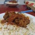 Cooksnap από Χρήστος Ταλιώνας στη συνταγή Μοσχαράκι κοκκινιστό με ρύζι μπασμάτι!!!