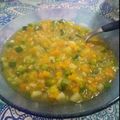 El cooksnap de Sofía Abraham cuando hizo Sopa de verduras .
