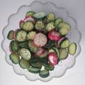 El cooksnap de Verena cuando hizo Ensalada de pepino y rabanito.