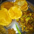 @shipra verma का कुकस्नैप जब उन्होंने आलू की भुजिया और अजवाइन पूरी (Aloo ki bhujia aur ajwain puri recipe in hindi) बनाया था।