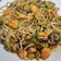El cooksnap de M.Carmen Tapia cuando hizo Spaghetti de calabacín con gulas y gambones al ajillo.