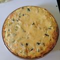 El cooksnap de Javiera Arellano cuando hizo Quiche de zapallo italiano.