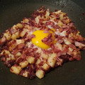 furryfish's cooksnap of when they made Corned Beef Hash and Eggs.