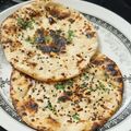 Dipal Parmar's cooksnap of when they made તંદૂરી બટર સેસમ કોરિએન્ડર નાન (Butter Sesame Coriander Naan).