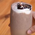 Barkha ganguli's cooksnap of when they made Chocolate milk shake.