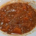 El cooksnap de Enrique Soto cuando hizo Lentejas con Calabaza al curry.