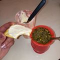 El cooksnap de Fabiana Contreras cuando hizo Queso untable tipo casancrem.