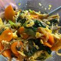 Cooksnap Zairineinkshyrh semasa beliau membuat Baby Sawi Tumis Ikan Bilis.