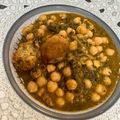 El cooksnap de Ana Valdivia cuando hizo Potaje de garbanzos con acelgas y albóndigas de bacalao.