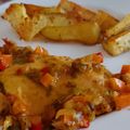 El cooksnap de Mariel cuando hizo Pollo a la Criolla con Papas Rústicas.