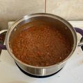 El cooksnap de Yoel Cassin cuando hizo Salsa bolognesa.