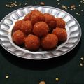 Pooja Dev Chhetri का कुकस्नैप जब उन्होंने मोतीचूर लड्डू (motichoor ladoo recipe in Hindi) बनाया था।