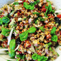El cooksnap de Marta Pérez cuando hizo Ensalada de lentejas y cuscús.