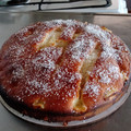 El cooksnap de Meli Cabrera cuando hizo Torta con crema pastelera.